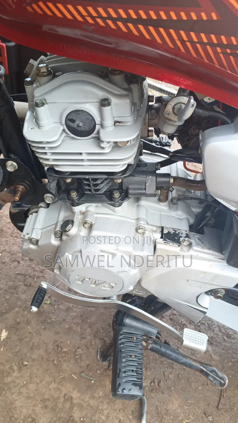 TVS HLX Plus ES 2023 Red