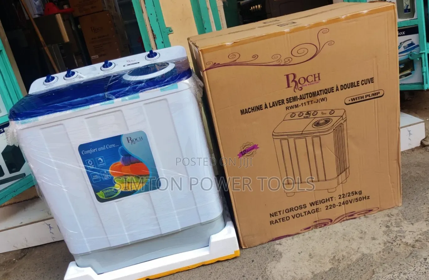 Roch 11kg Twin Tub Semi-Automatic Washing Machine