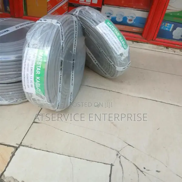 Genuine MASTAR KABLO 1.5mm2 Twin Core Cable With Earth