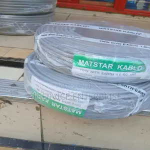 Genuine MASTAR KABLO 1.5mm2 Twin Core Cable With Earth