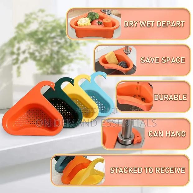 Drain Basket Kitchen Water Leftovers Leftovers Soup Filter Rack - thumbnail 3