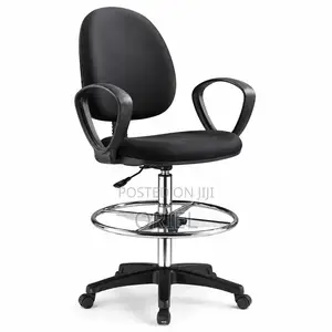 Office Chair : Office Counter Chair With Plastic Armrest