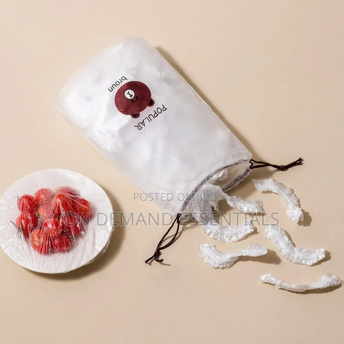 New 100 PCS Reusable Food Storage Covers Bags for Bowls