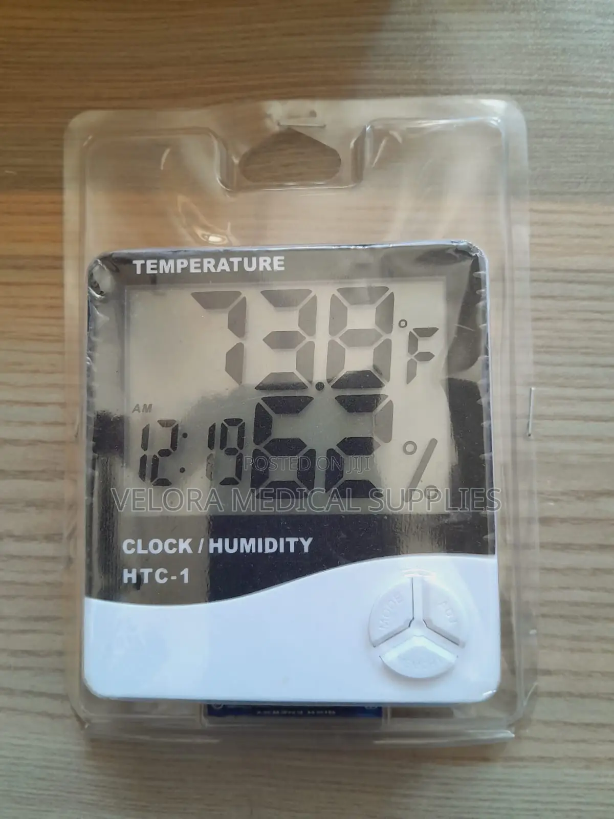 HTC-1 Digital Thermometer Hygrometer With Clock