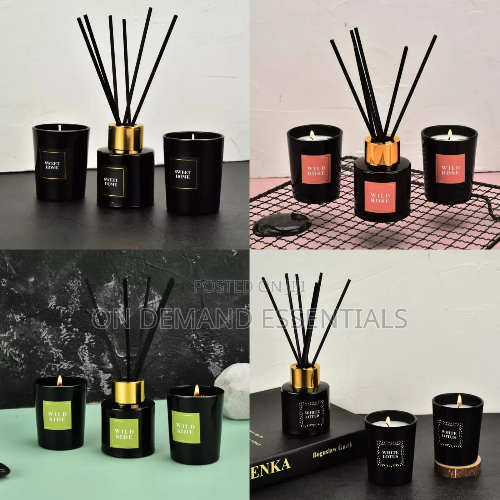 50ml Reed Diffuser + 2pc Scented Candles