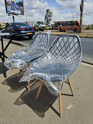 Modern Diamond-Pattern Accent Dining Chairs