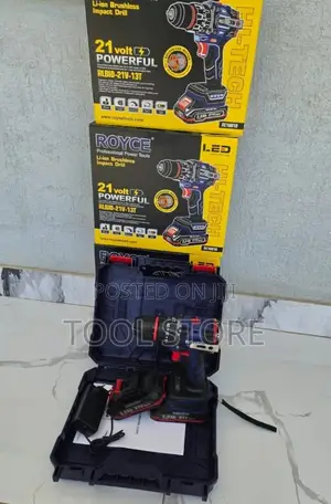 Royce 21V Brushless Cordless Drill/Royce 21V Professional Impact Drill