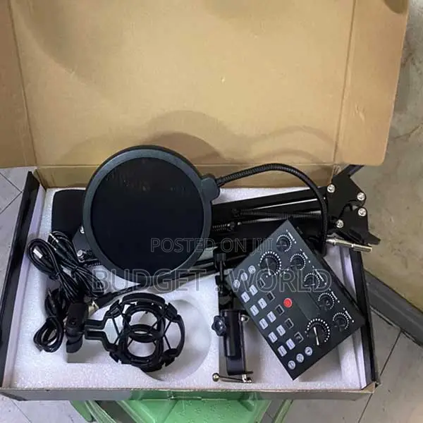 Multiple Audio Control V8S + BM800 Microphone With Live Recording