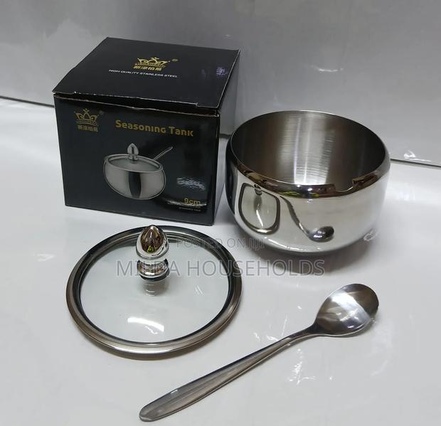 Stainless Steel Sugar Dish - main view