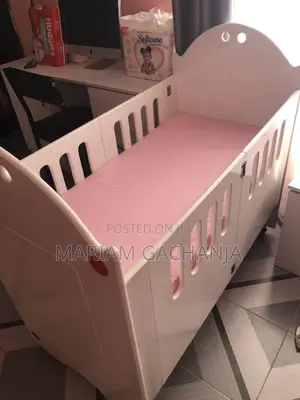 Foldable Wooden Baby Cot