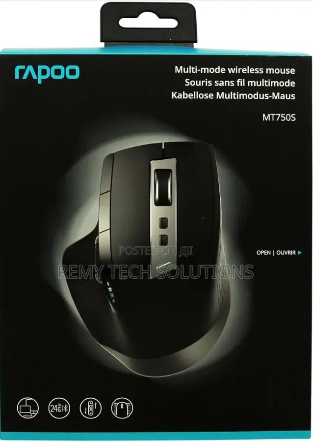 Rapoo MT750s Multi-Mode Wireless Laser Mouse