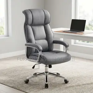 High Back Office Chair With Fixed Headrest
