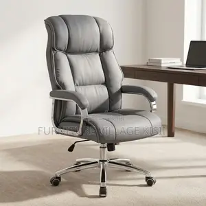 High Back Office Chair With Fixed Headrest