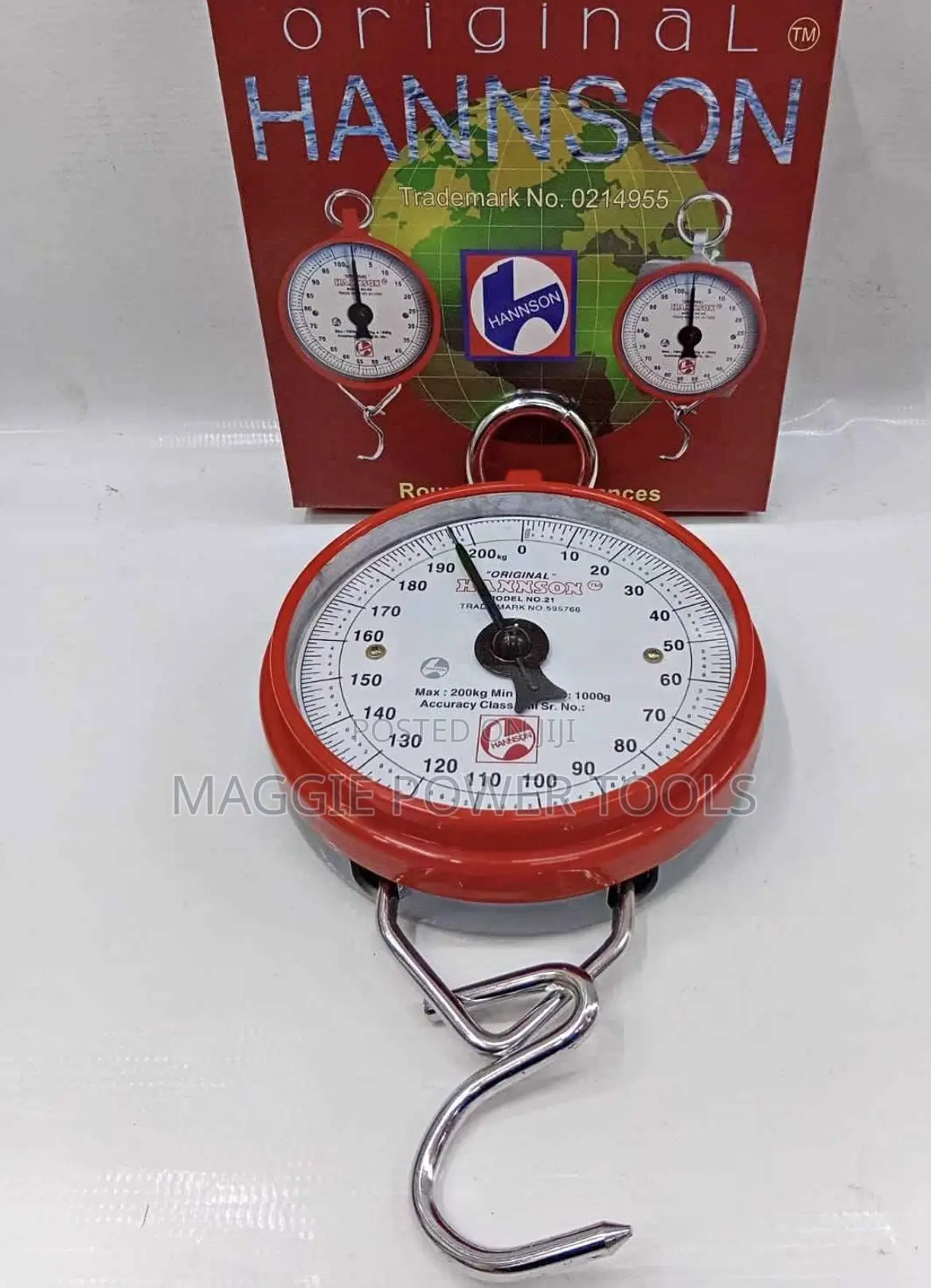 Hanson Weighing Scale 200kgs / Analogue Weighing Scale Hanson