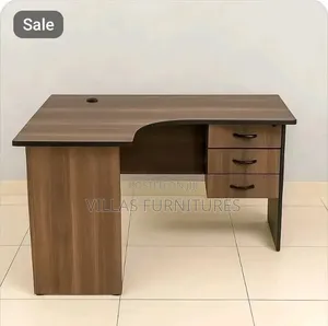 Modern Walnut L Shaped Desk