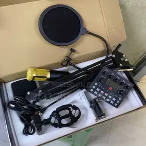 V8s+Bm800 Condenser Mic – Complete Content Creator Kit Livestreams