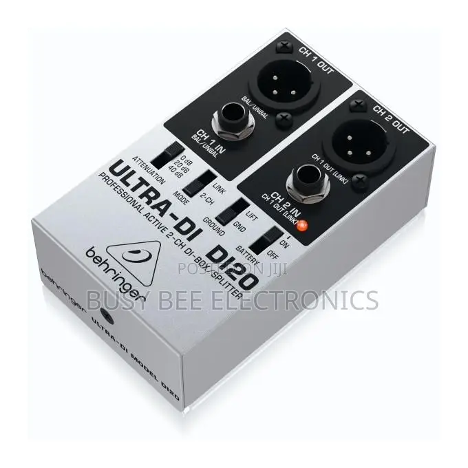 Behringer Professional Active 2-Channel DI Box/Splitter