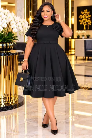 Fashion Turkey Elegant Black Dress. Funeral Dress