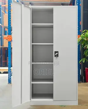 Modern 2-Door Steel Office Storage Cabinet Kenya – Secure File Unit
