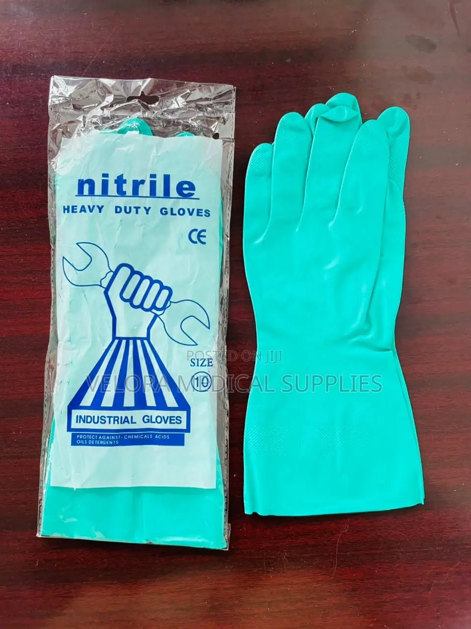 Heavy Duty Nitrile Gloves – Protective Work Gloves