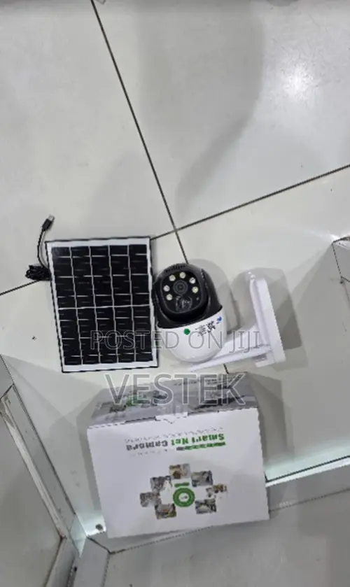 V380 4G LTE Solar Security Camera - Single Lens Pan Tilt Motion Alarm