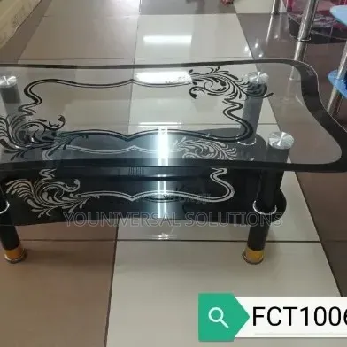 Executive Clear Glass Coffee Table