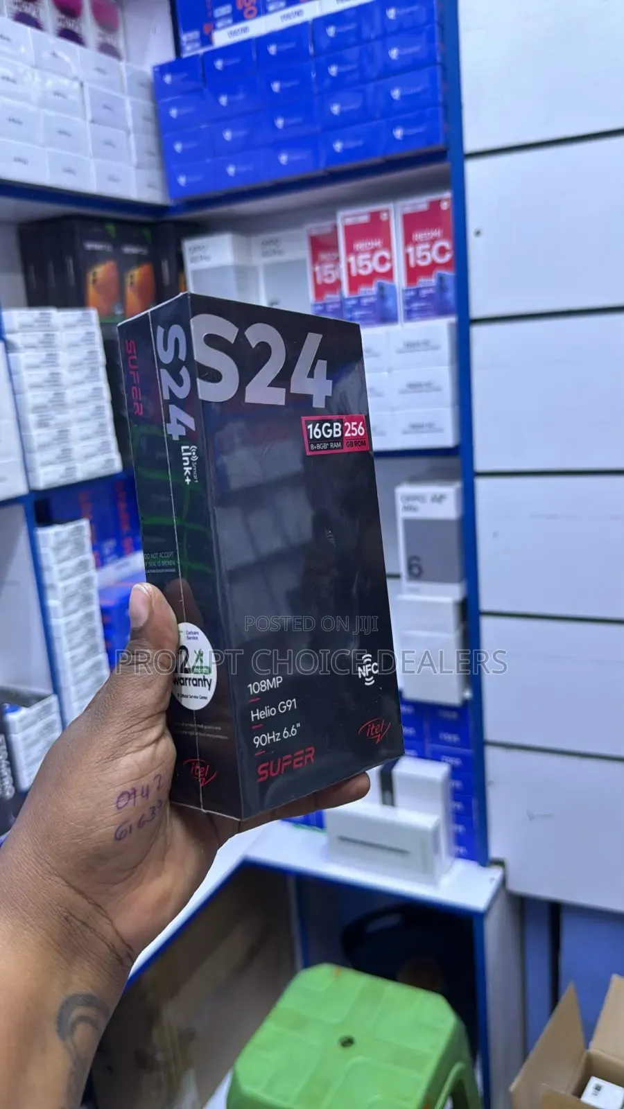New Itel S24 256 GB Black