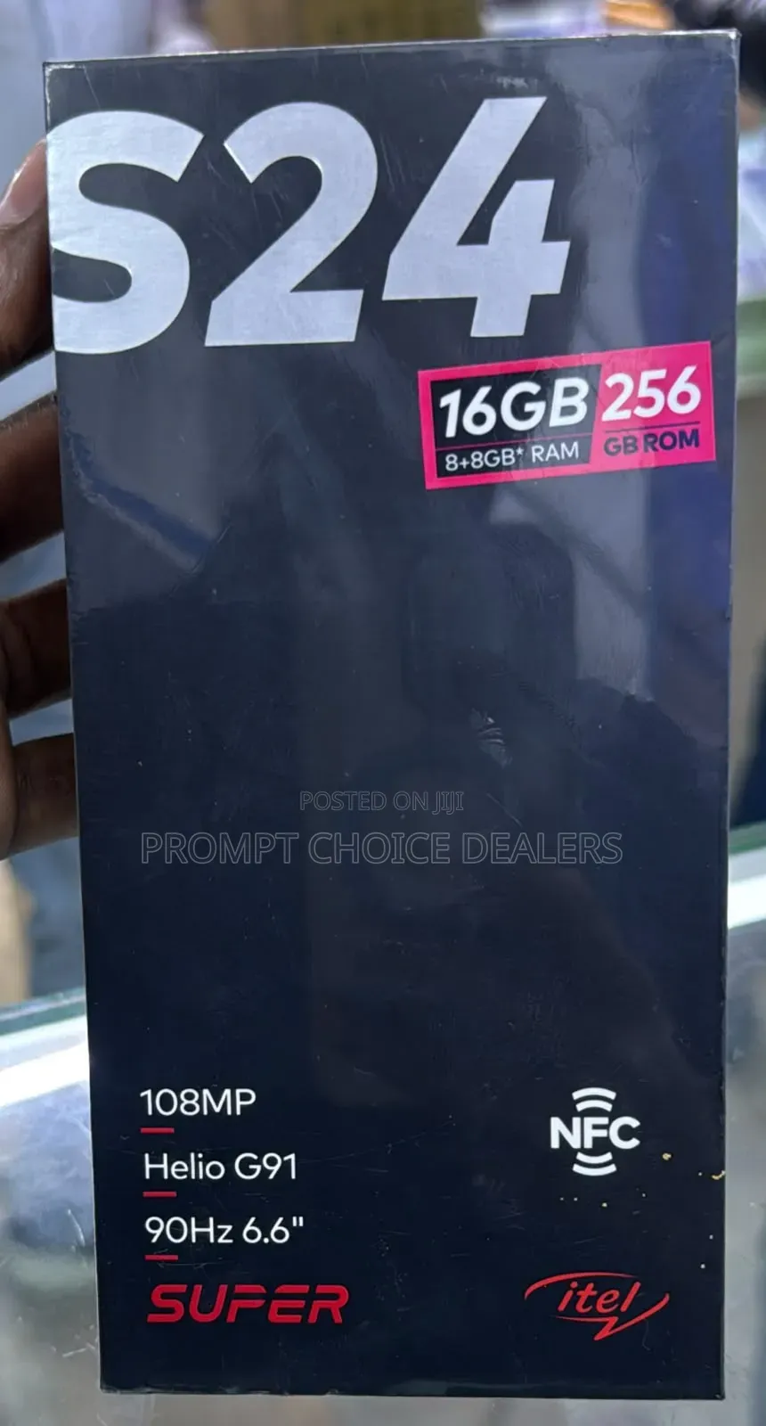 New Itel S24 256 GB Black