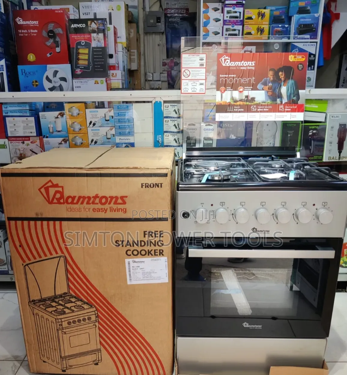 Ramtons Standing Cooker 57X57cm RC306