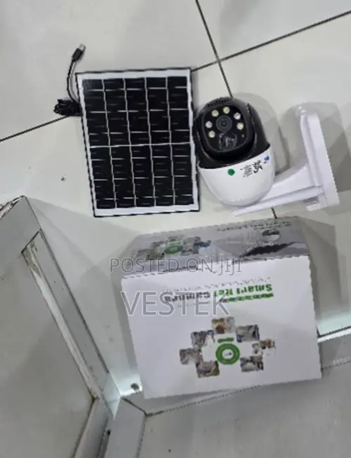 V380 Pro Single Lens Solar Powered 4G CCTV Camera - Rechargeable
