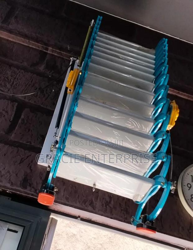 Wall Mounted Telescopic Attic Ladder, Loft Ladder - thumbnail 2