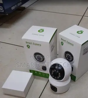 Smart Dual Lens WiFi Indoor Security Camera With Two-Way Talk