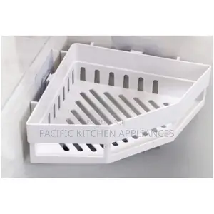 Adhesive Simple Triangular Corner Bathroom/Multipurpose Shelf