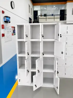 Premium 12-Door Steel Locker Cabinet Secure Multi-Compartment Storage