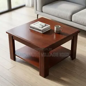 Mahogany Coffee Office Stool