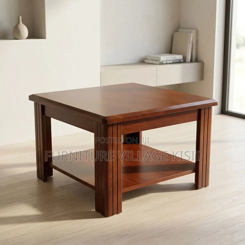 Mahogany Coffee Office Stool