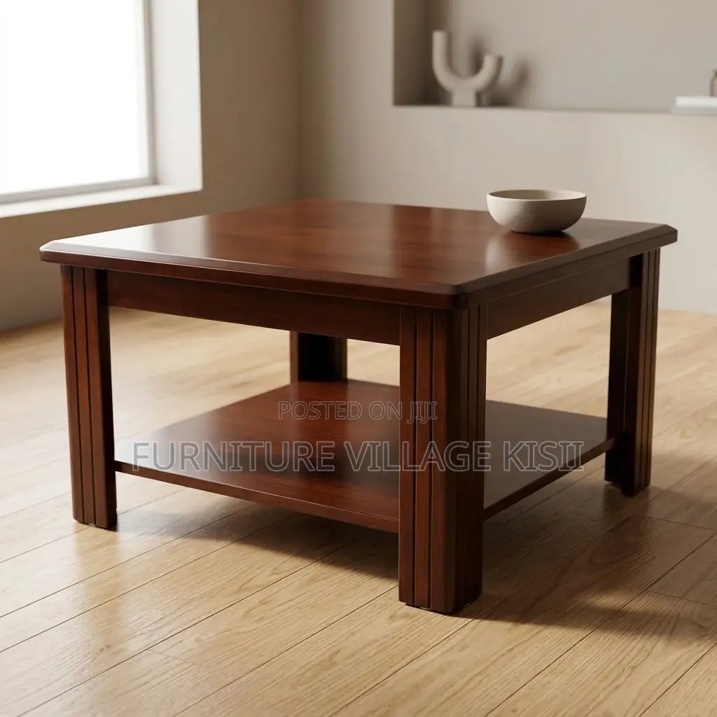 Mahogany Coffee Office Stool