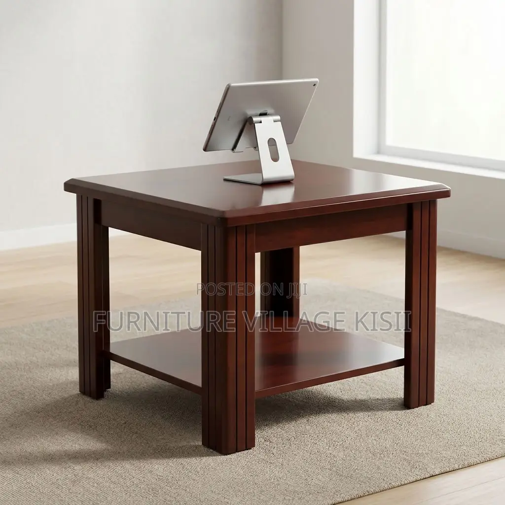 Mahogany Coffee Office Stool