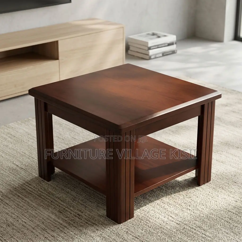 Mahogany Coffee Office Stool