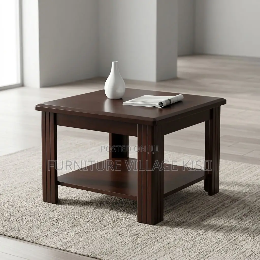 Mahogany Coffee Office Stool