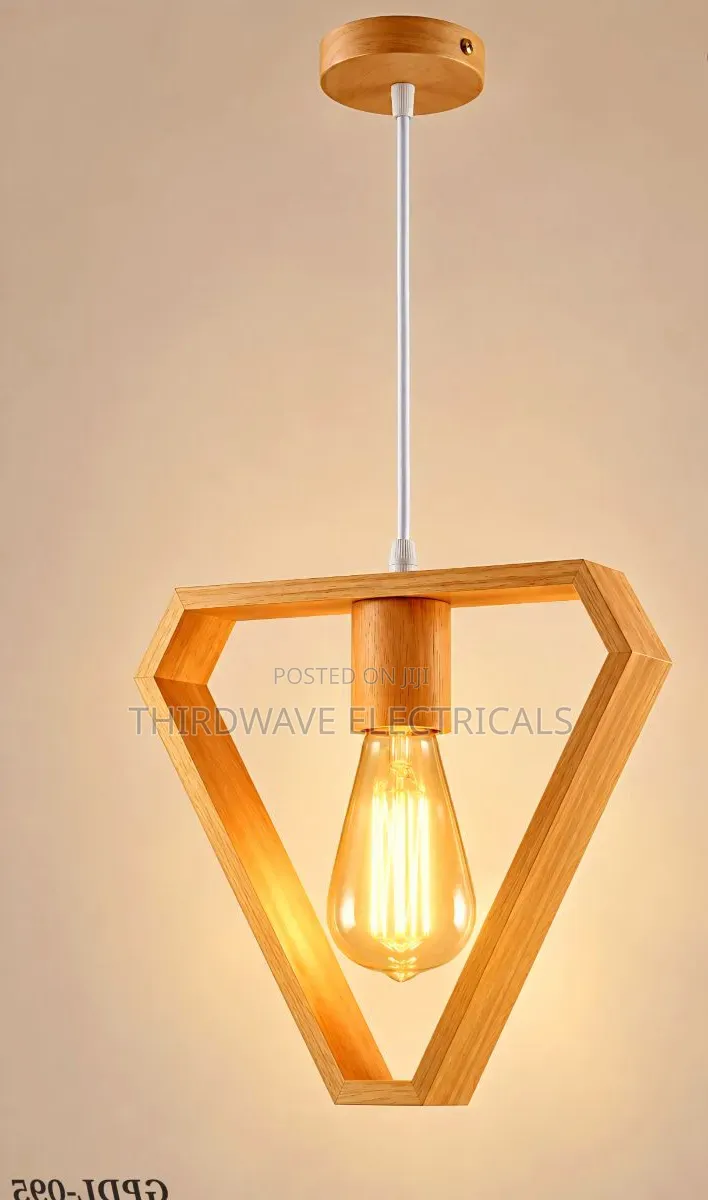 Elegant Modern Wooden Hanging Pendants Light Vx9