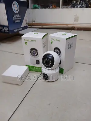 Wireless Dual Lens Home Nanny CCTV Camera With Voice