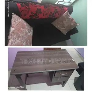 3 Seater Sofa and Wooden Study Desk