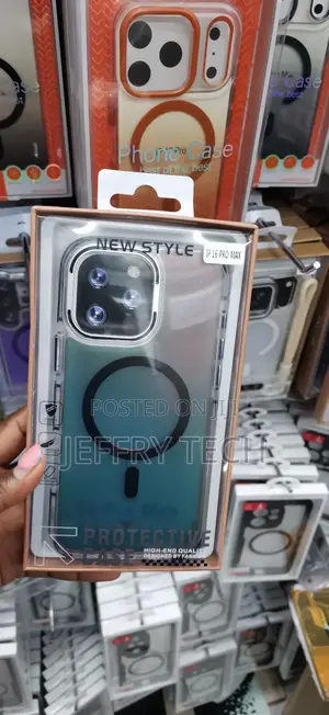 "NEW STYLE" Protective Phone Case Labeled for the iPhone 16 Pro Max.