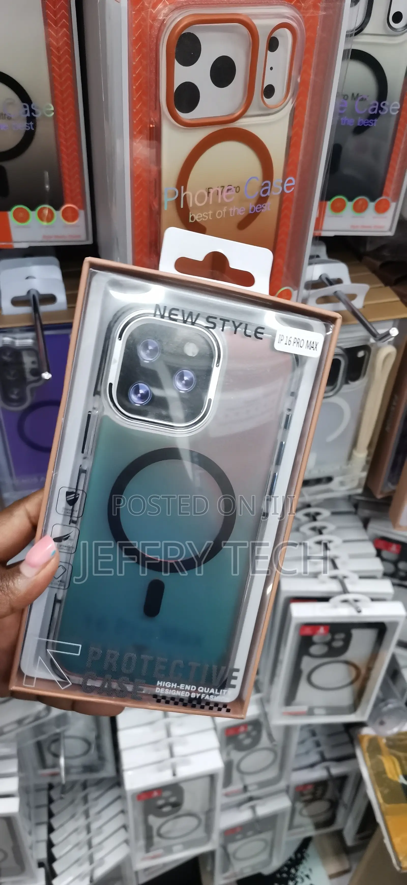 "NEW STYLE" Protective Phone Case Labeled for the iPhone 16 Pro Max.