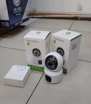 Wireless Smart Dual Lens Home Monitoring Camera With Voice