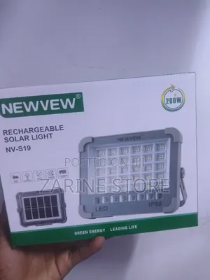 Newvew Rechargeable Solar Light S19 Energy Saving Torch