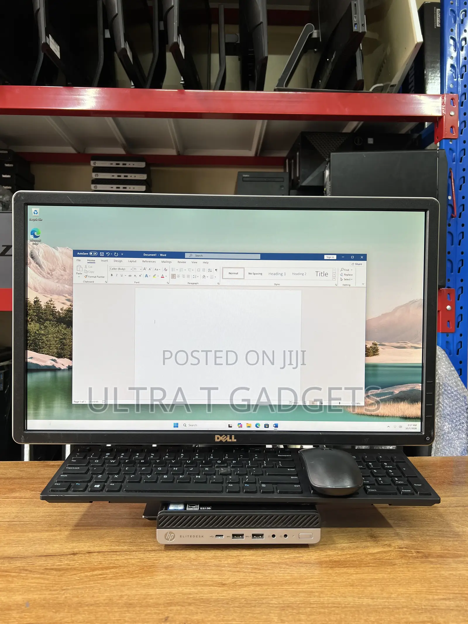 Desktop Computer HP 8GB Intel Core i7 SSD 256GB