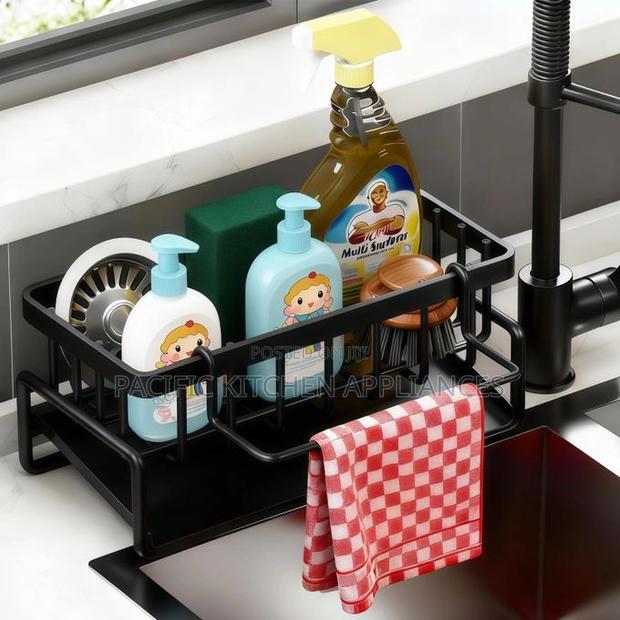 ShebSheb Kitchen Sink Organizer Rack, Sponge Holder for Kitchen - thumbnail 2