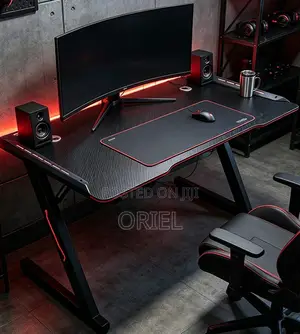 Z-Shaped Gaming Workstation Kenya – Modern Gamer Computer Desk